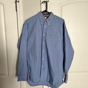 Tommy Hilfiger Men's Blue Gingham Shirt